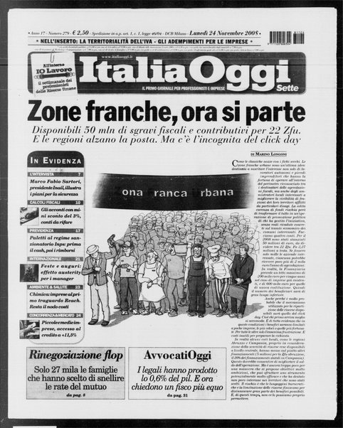 Italia oggi : quotidiano di economia finanza e politica